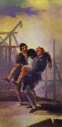 Francisco Jose de Goya The Injured Mason